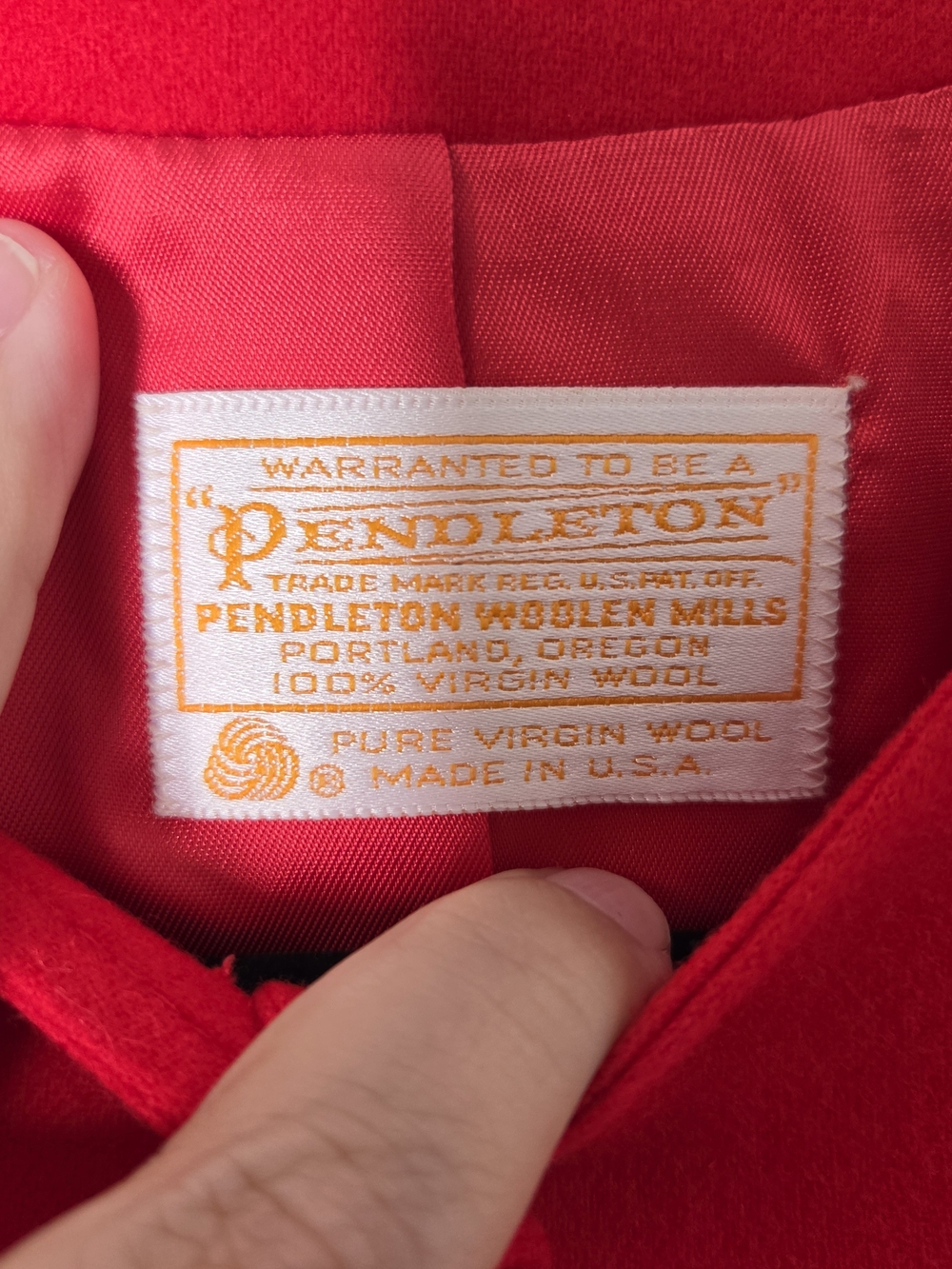 Vintage Pendleton Cropped 100% Virgin Wool Blazer - Picture 2 of 8